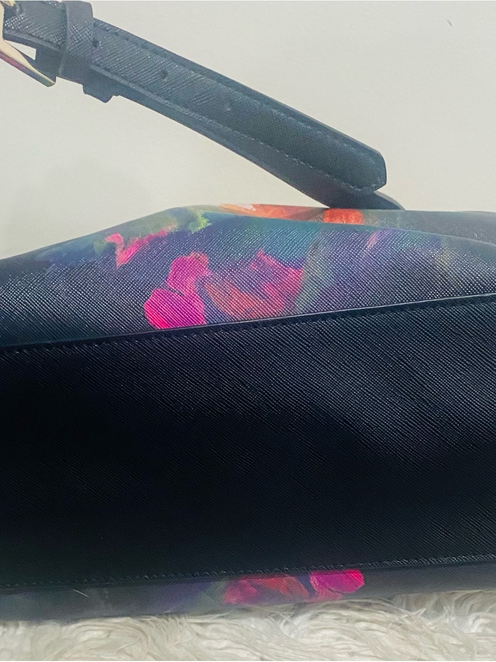 Ted Baker Sanyar Paint Brush Printed Top Handle Satchel Bag - Picture 6 of 8